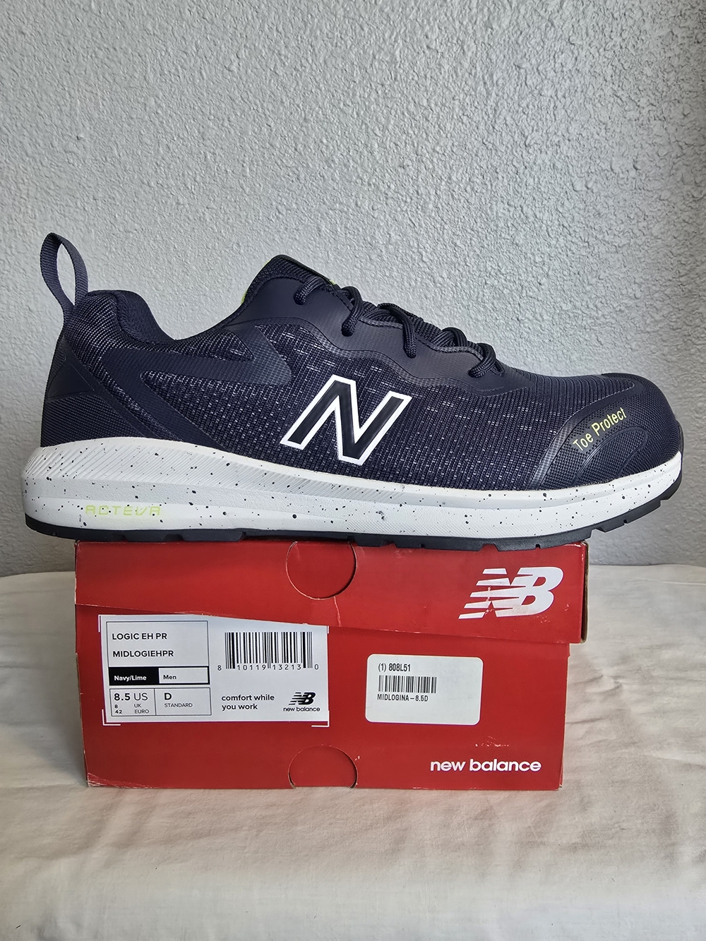 New Balance Logic Midlogina Athletic Sneaker with Composite Toe